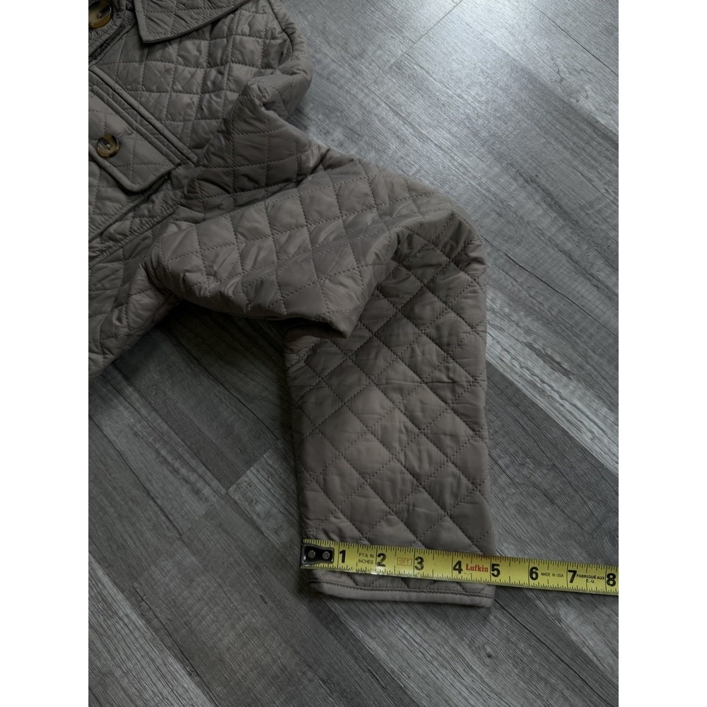 Chico's Quilted Full Button Front Jacket Women's Size 1 Medium Camel - Picture 12 of 16
